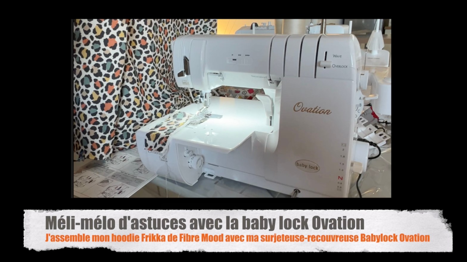 Méli Mélo de mes petites astuces quand je couds avec la baby lock Ovation!