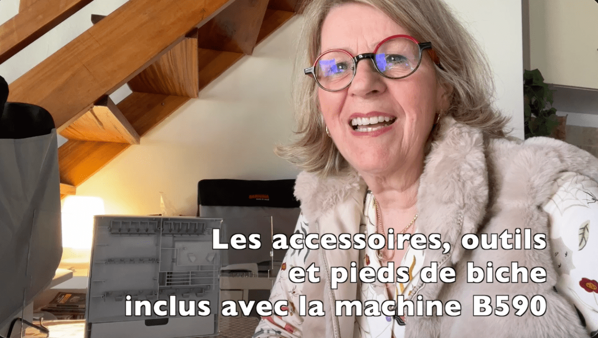 J&rsquo;explore les outils inclus de la Bernina&nbsp;590